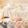 Imitation Rabbit Fur Fluffy Throw Blanket Super Soft Fluffy Sofa Seat Cover  Home Decor