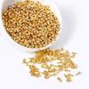 18K Gold Plated Brass Metal Water Drop Pendant End Beads For Tail Extender Chain DIY Jewelry Making Supplies Accessories