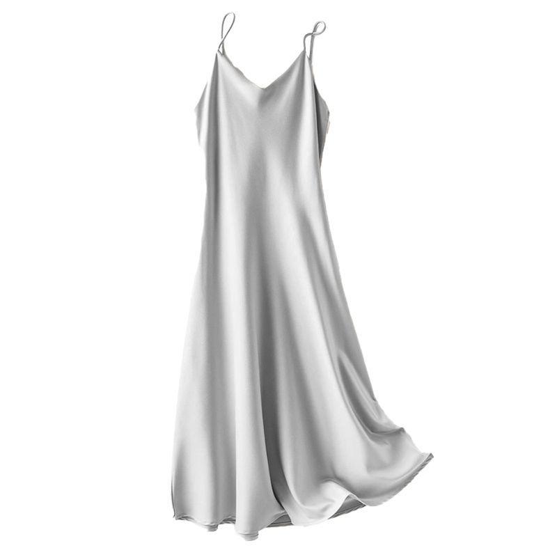 Last Piece: French Elegant Midi Slip Dress with Tag Removed