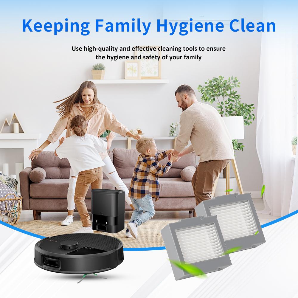 פילטר HEPA חלופי עבור iRobot Roomba Max 705 Vac /Plus 504 Vac שואב אבק רובוטי חלק מסך מסנן רחיץ אביזרים