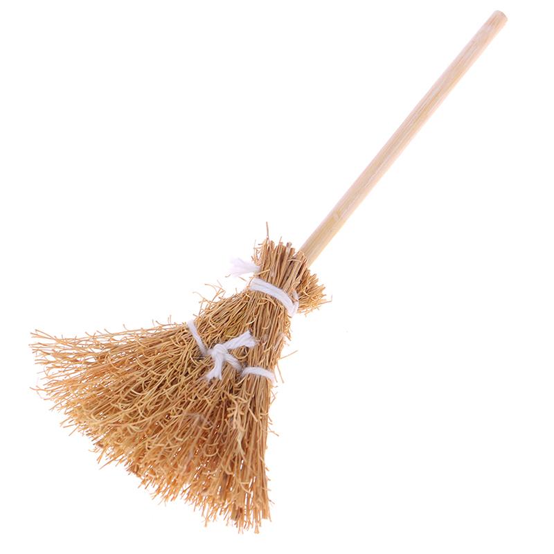 1/12 Puppenhausmöbel Miniatur Besen Küche Hof Zubehör Rollenspiel Spielzeug