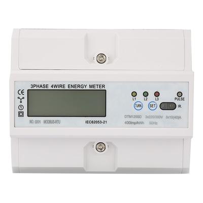 220380V 1040A Energieverbrauch Digitaler Elektrischer Leistungsmesser 3 Phasen KWh Zähler mit LCD