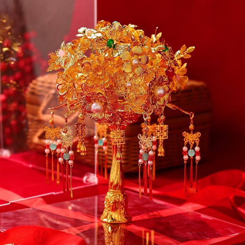 JINGRUIXIANG Golden Hand Bouquet DIY Kit