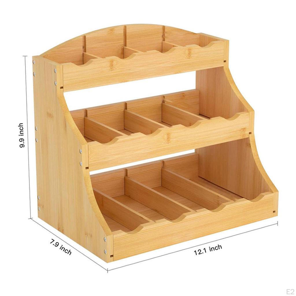 Efficient Kitchen Storage Solution for Organizing Tea Bags Coffee Seasonings And Condiments with