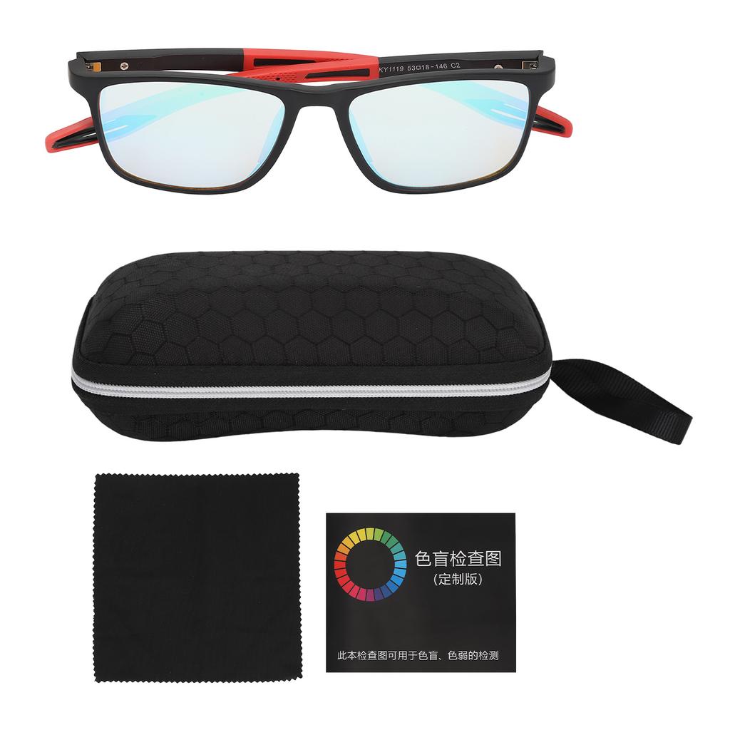Color Blindness Glasses Men Women Indoor Outdoor Color Blind Glasses for Color Vision Defects with Case