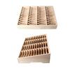 Handybox Aufbewahrungskoffer 48 Fächer Tischplatte Holzhalter für Zuhause Klassenzimmer
