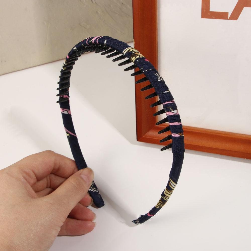 Wash Face Non-slip Floral For Girls Toothed Headband Plastic Women Hair Hoop Korean Style Hairbands