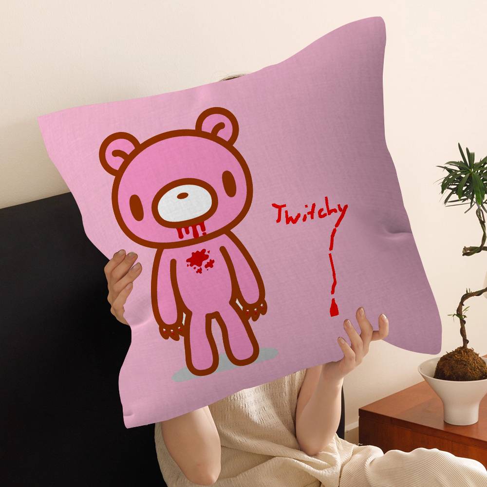 G-Gloomy B-Bear Cartoon Personalized Pillow Dust Cover Bedroom Kids Party Decoration Pillowcase Birthday Children Gift