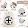 Hangover Kit Bags Cotton Small Drawstring Bundle Pocket Candy Gift Packaging Reusable Pouches Wedding Party 10x15cm