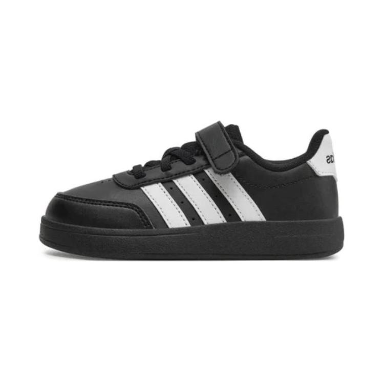 Adidas Breaknet 2.0 Comfortable Versatile Non-Slip Durable Low-Top Kids Skate Shoes Kids Skate Shoes Black IE3793