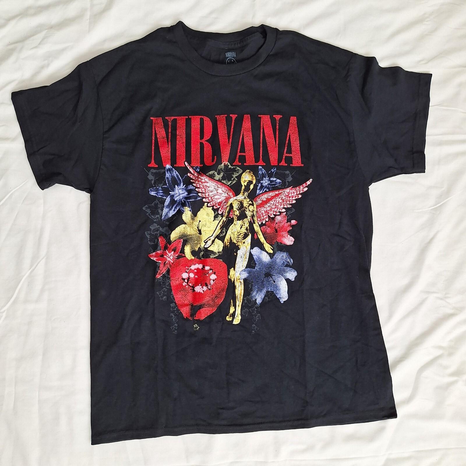 NIRVANA T-shirt Grunge Rock IN UTERO Tee Unisex Large NEW XXXL