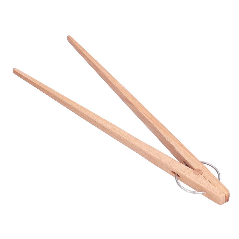 Wooden Wooden Tongs Reusable Baking Clip Grilling Accessory Snack Clip Food/Salad/Fruits/Pickles