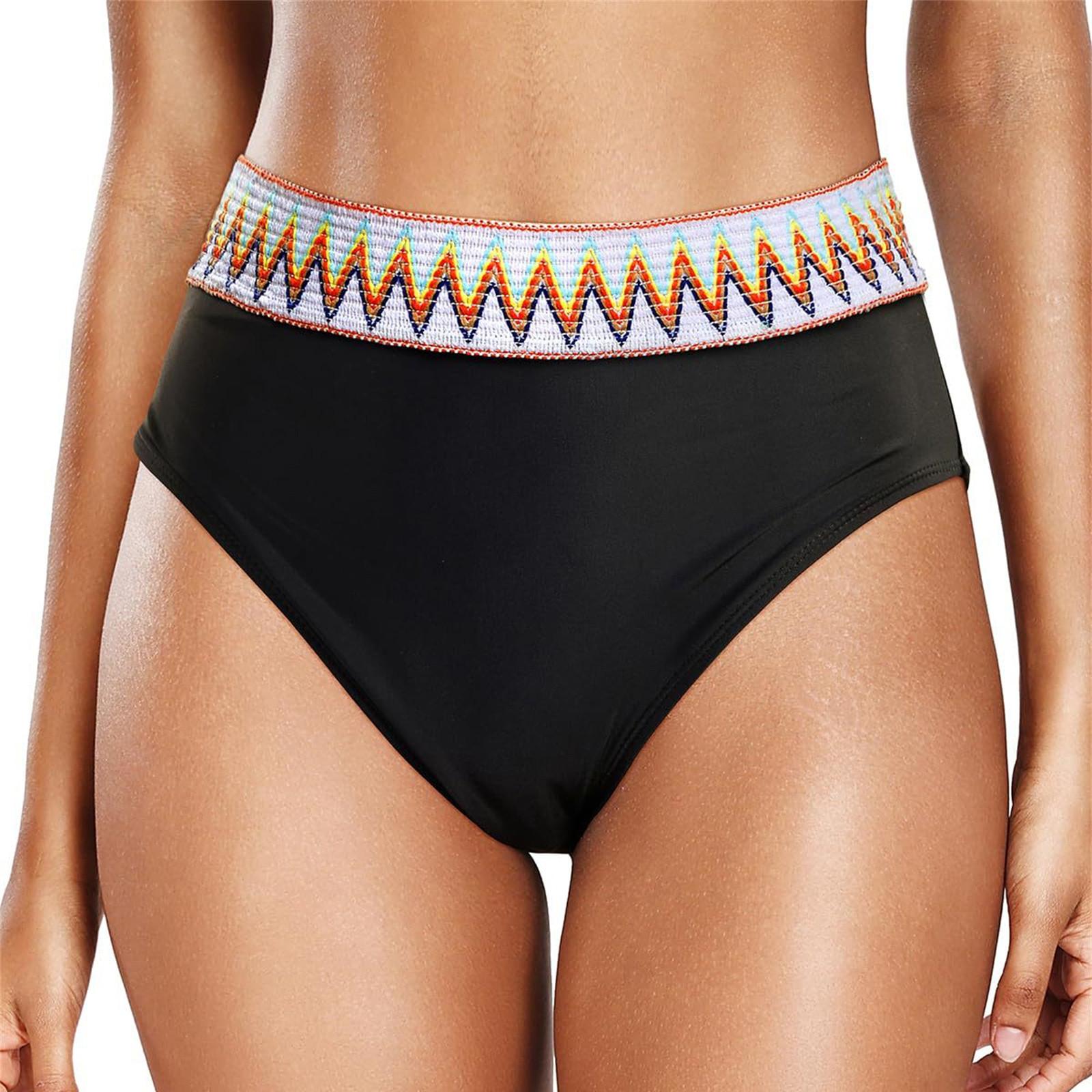 

Women s Fashion Solid Colour Printed Sexy Seaside Holiday Swimming Shorts XL