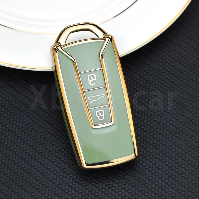 Tpu Car Remote Key Case Cover For Volkswagen Vw Touareg      Auto Key Shell Fob Accessories