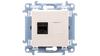 Simon 10 Tomada de Computador Individual RJ45 Cat.5E Creme C51.01/41