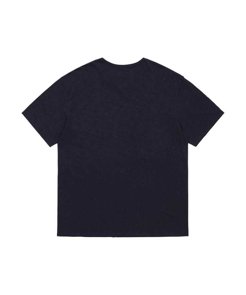 WELLBEING EXPRESS Oversized Being Nature Half Sleeve Navy