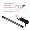 48 LED Universal Flexible Motorcycle Light Strip Tail Brake Stop Light Turn Signal Light