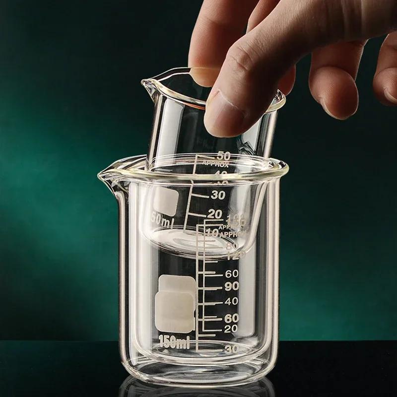 50-1000ml High Borosilicate Glass Measuring Cup Kitchen Tool Baking Measuring Cups Clear Scale Cup Laboratory Transparent