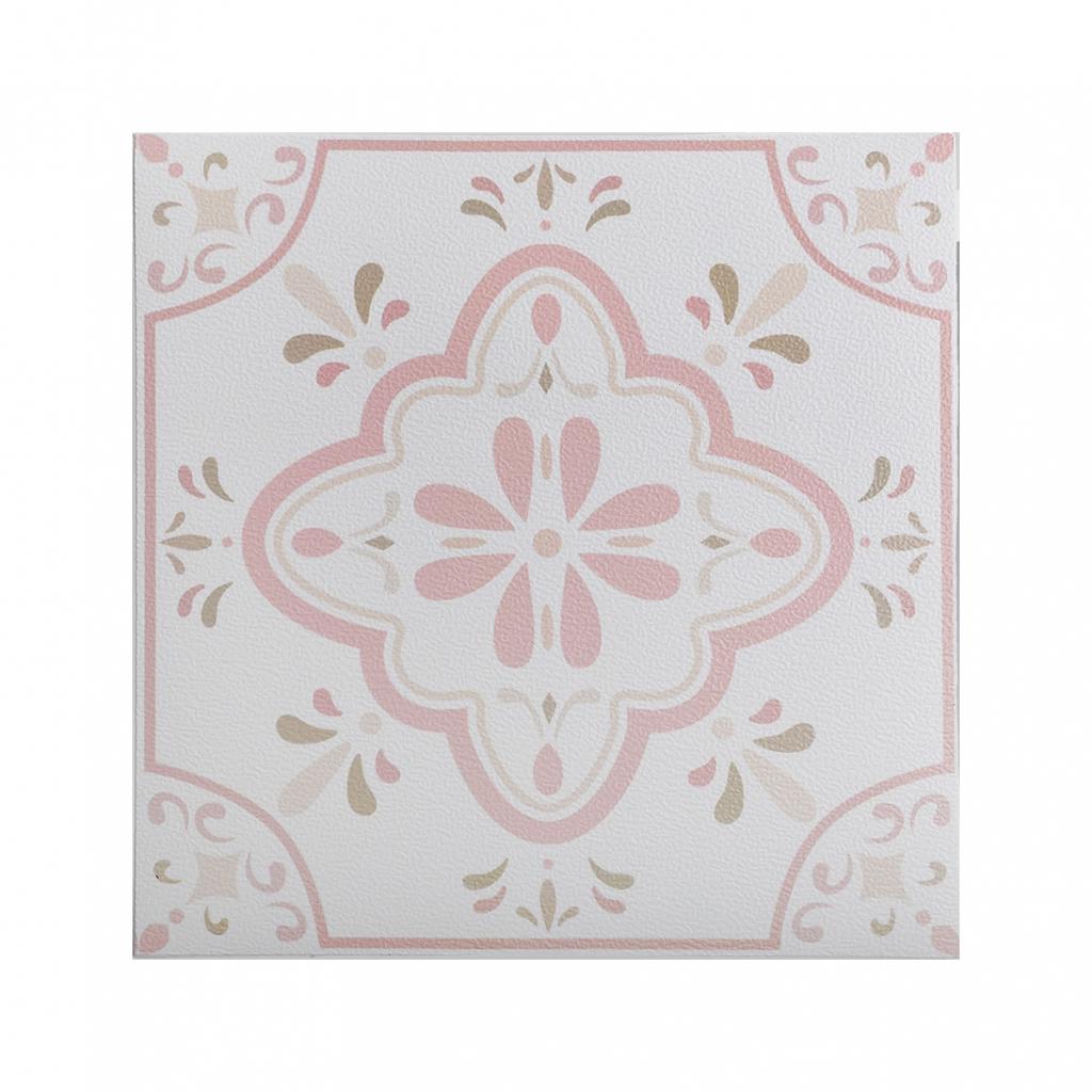 Pink Pattern Stickers Waterproof Tile Stickers Waterproof And Oil-proof