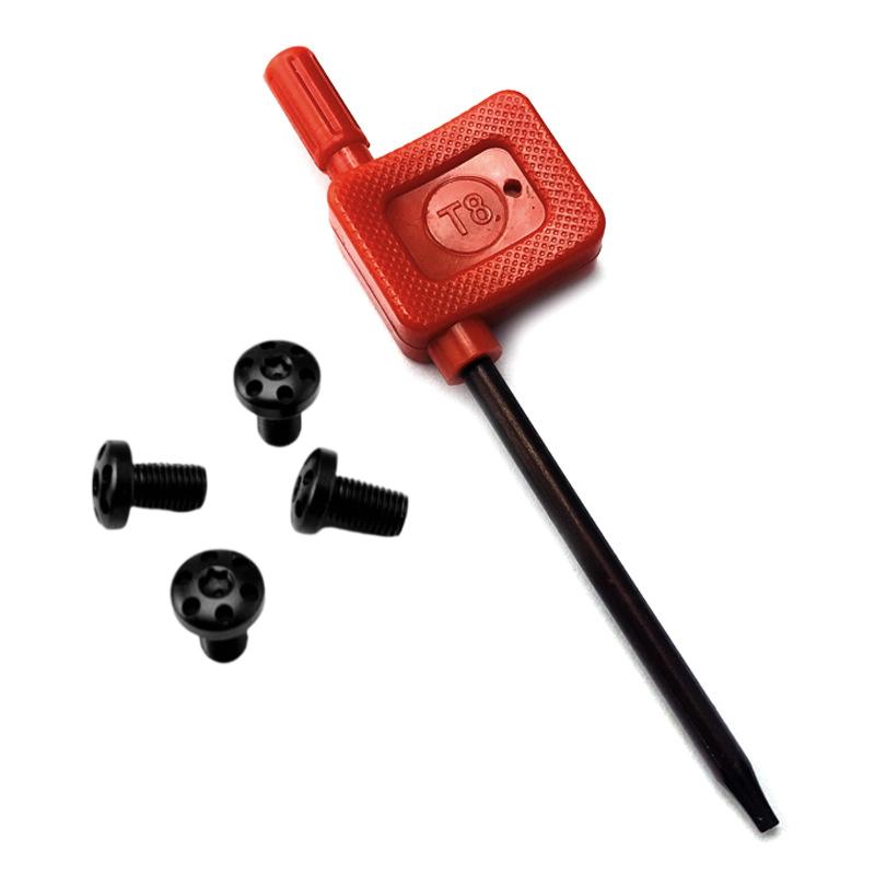4pcs Grip Handle Screws with Key for 1911 Models DIY Making Replace Wood Guard Accessories Nails Parts Repair