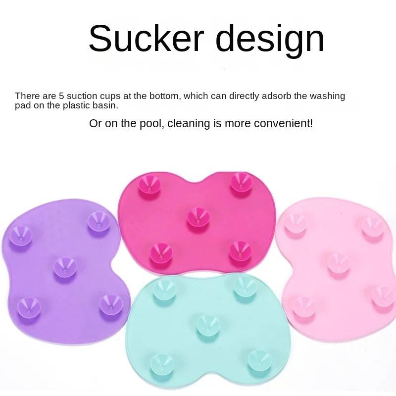 Silicone Brush Cleaner Cosmetic Make Up Washing Brush Gel Cleaning Mat Foundation Makeup Brush Cleaner Pad Scrubbe Board