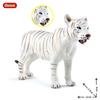 Oenux Original Afrikanische Wildtiere Simulation Wilder Bengal Tiger Sibirischer Tiger Weißer Tiger Löwe PVC Modell Lernspielzeug