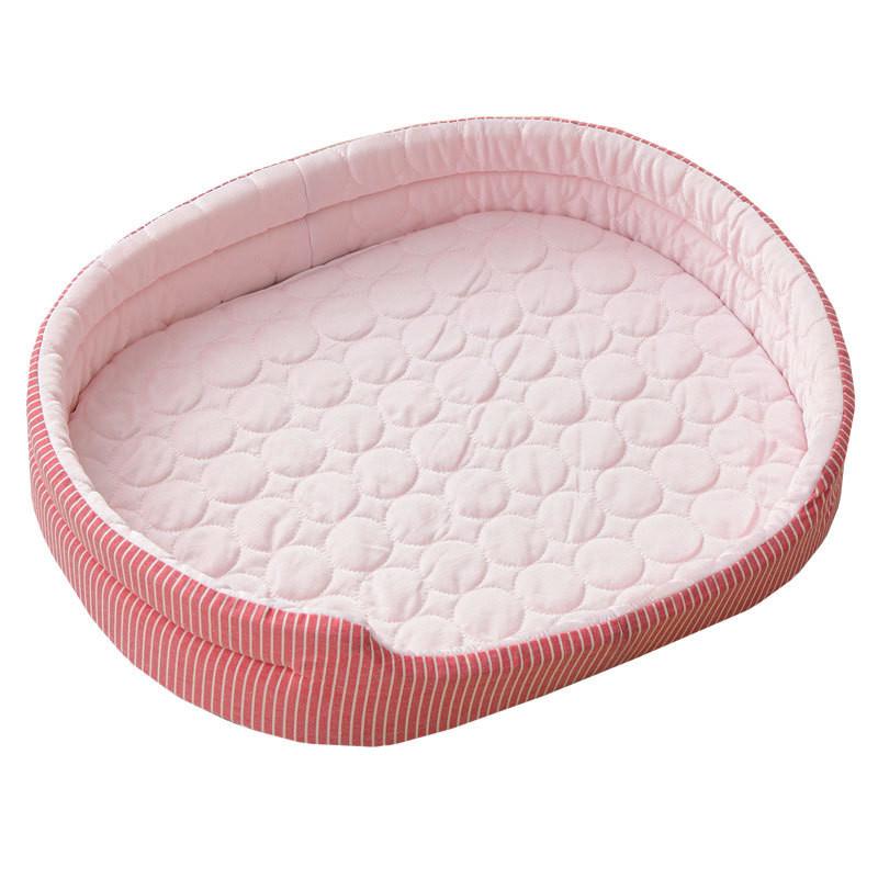 

Летняя охлаждающая подушка для кошки, ледяная подушка, нескользящий коврик для сна собаки в форме эллипса для щенков, собак, кошек, питомника для домашних животных S 50X38X7cm