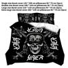 Metal Slayer Heavy Band Music Comforter Print Bedding Three Piece Bedroom Set
