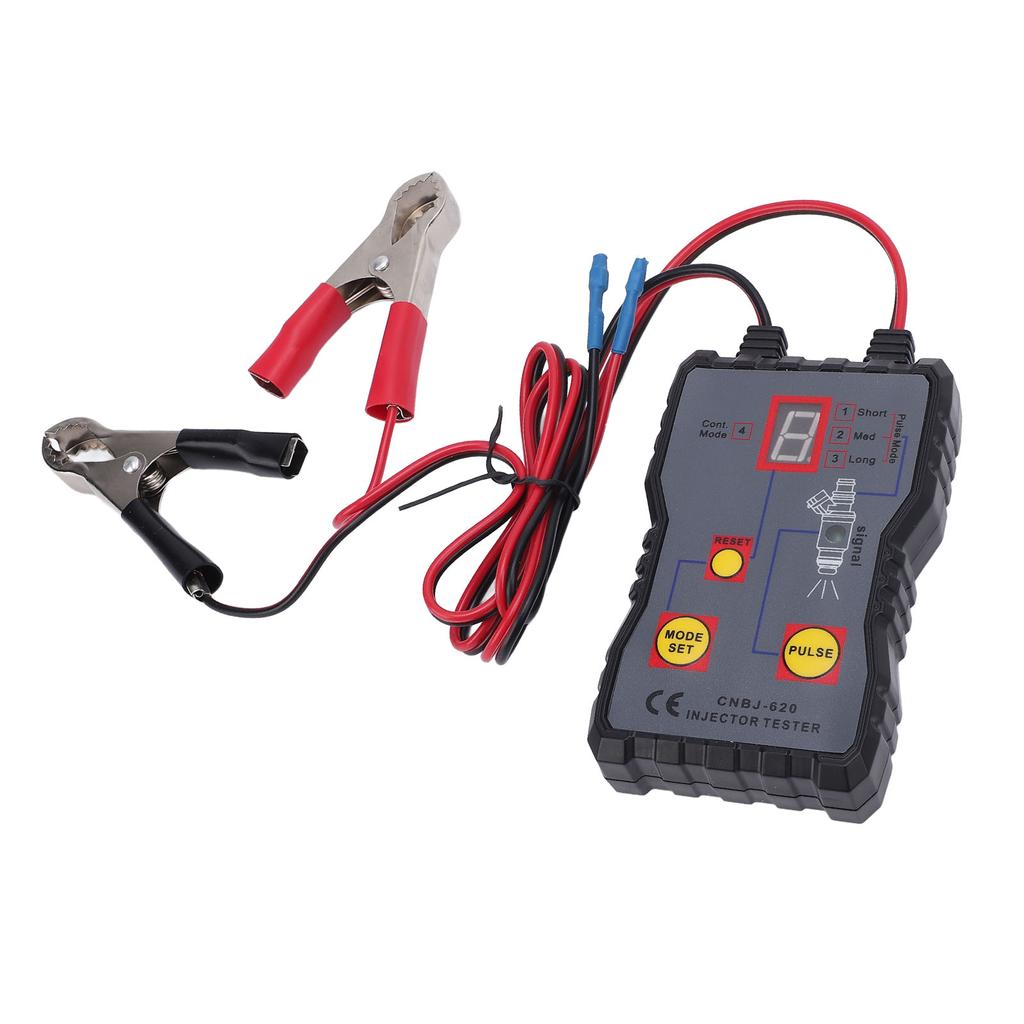 Fuel Injector Tester Kit 4 Pulse Modes Fluid Test Machine for Automotive Motorcycle CNBJ-620 12V