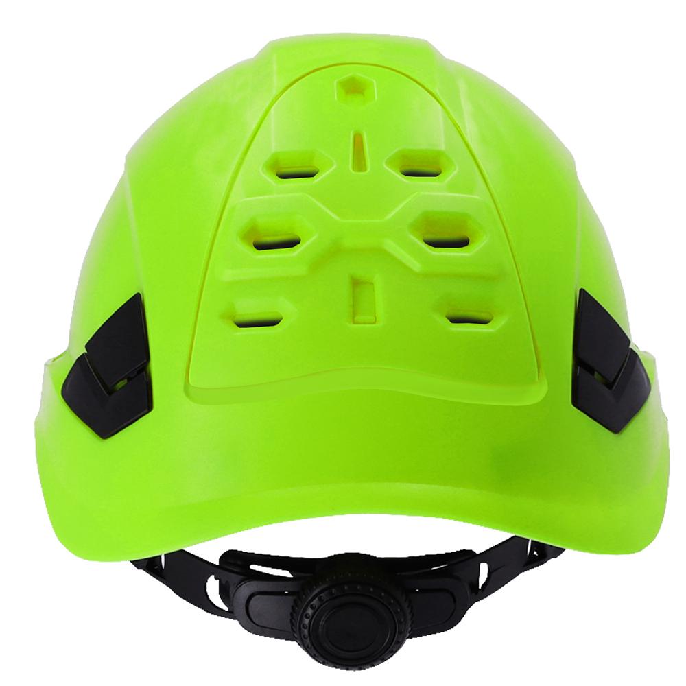 Przemysłowy hełm ochronny sallet neon