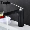 Basin Faucet Hot and Cold Water Sink Mixer Bathroom Single Lever Brass White Gold Basin mixer Tap Red