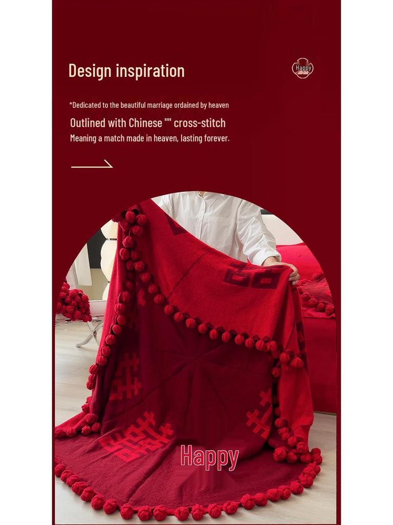 Rose Bouquet Gold Blanket: Perfect High-End Gift for Weddings, Engagements, New Brides, or Best Friends