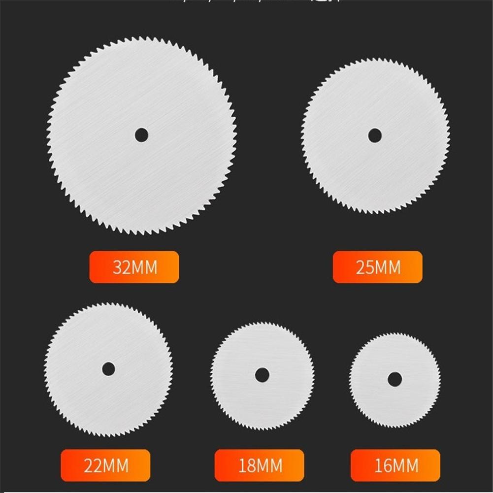 6pcs/setsliced Metal Cutting  Discs With 1 Mandrel For Dremel Rotary Tools 16 18 22 25 32mm Cutting Discs