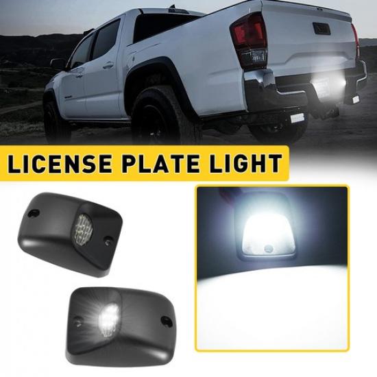 For 95-04 Toyota Tacoma Full White LED License Plate Lights Lamps Set OE# - Fit