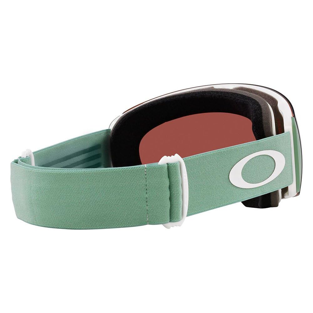 Oakley Flight Deck M Matte Sage Gold Iridium Free Size Goggles, Jade/Prizm Lens,
