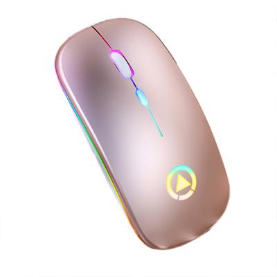Mouse Plug and Play Portable Silent Rechargeable Illuminated Wireless Office Computer Laptop