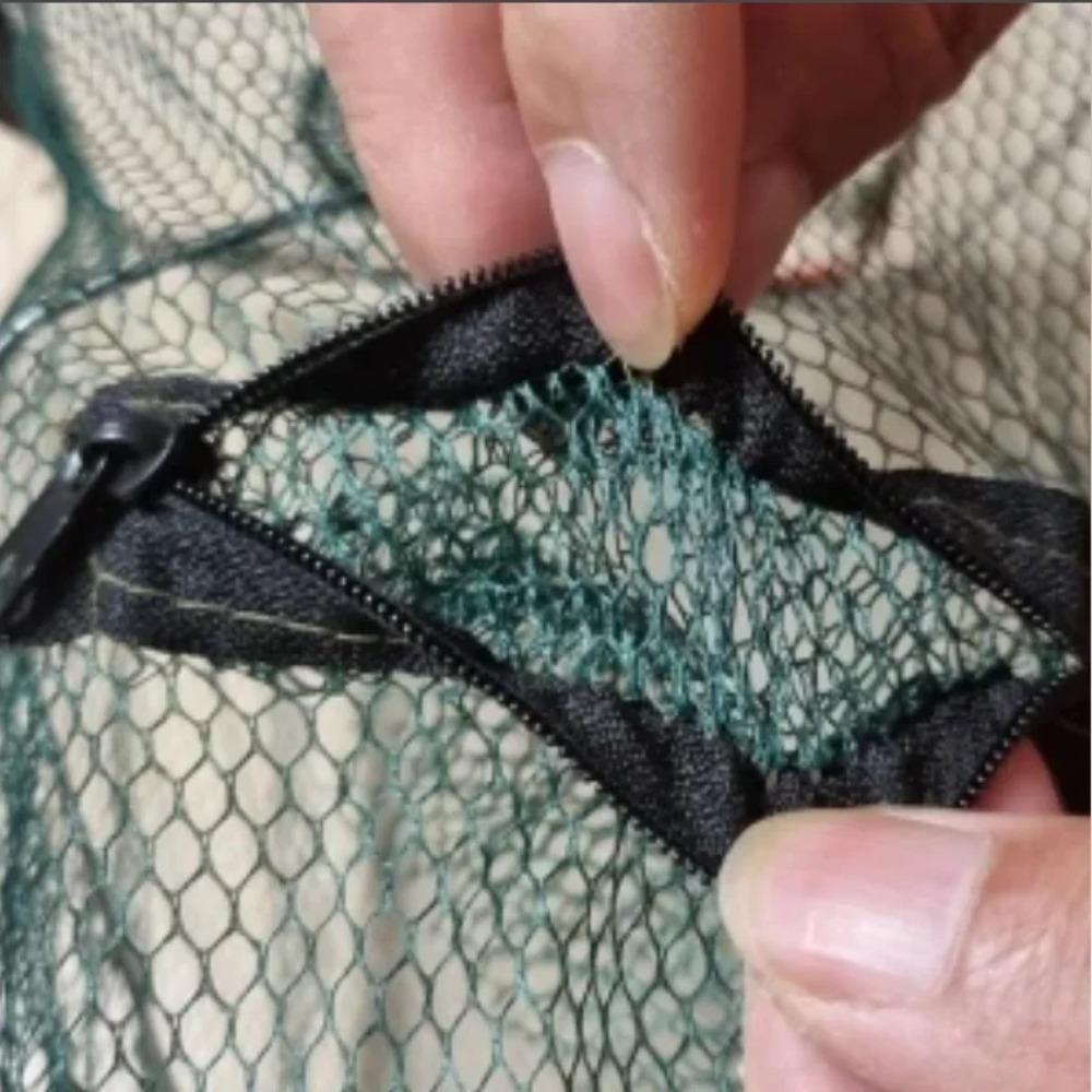 Rectangular Fish Trap Net Nylon Mesh Dip Net Cage Portable Fishing Net for Crab Shrimp Crayfish