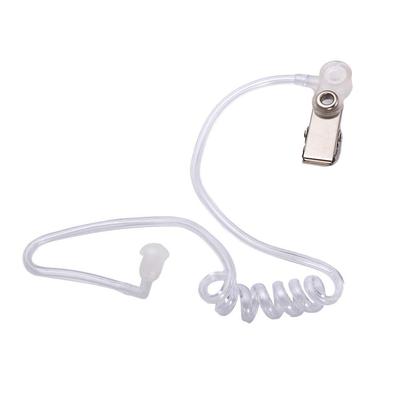 Couvercle d'écouteur à guidage d'air Écouteur à tube acoustique dissimulé Écouteur radio Écouteur intra-auriculaire Écouteur à conduit d'air Casque PTT MIC