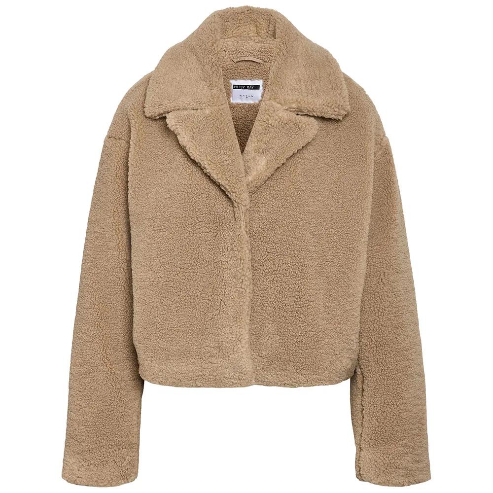 Noisy May Пальто Nati Crop Teddy EU M