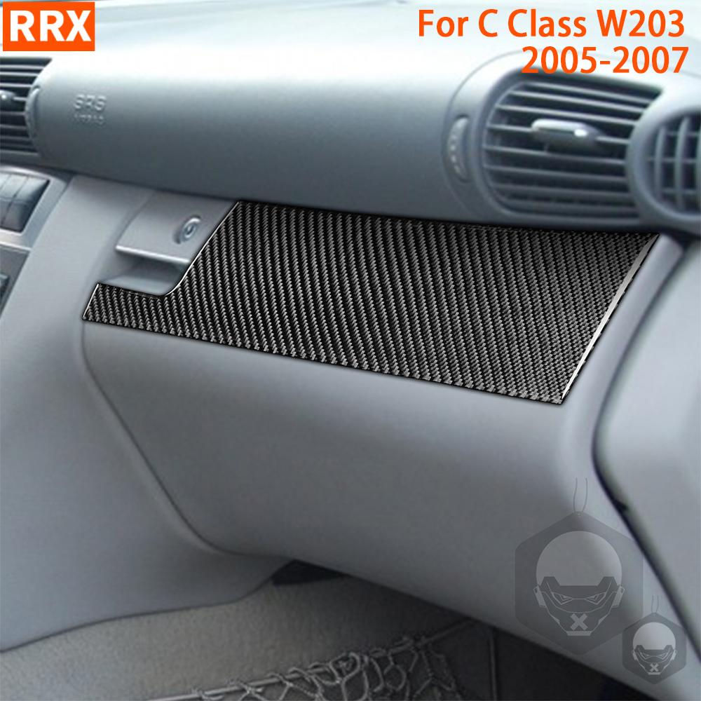 

Для Mercedes-Benz C Class W203 2005 2006 2007 Автомобильный перчаточный ящик Панельная отделка из настоящего углеродного волокна Интерьер Sryling