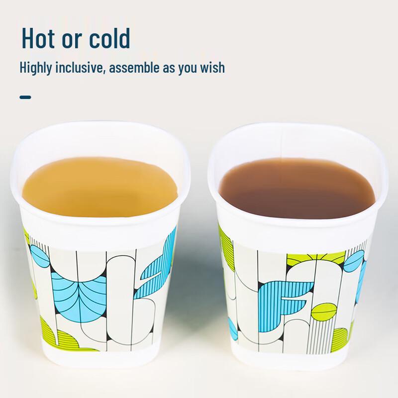 Square Thickened Disposable Paper Cups