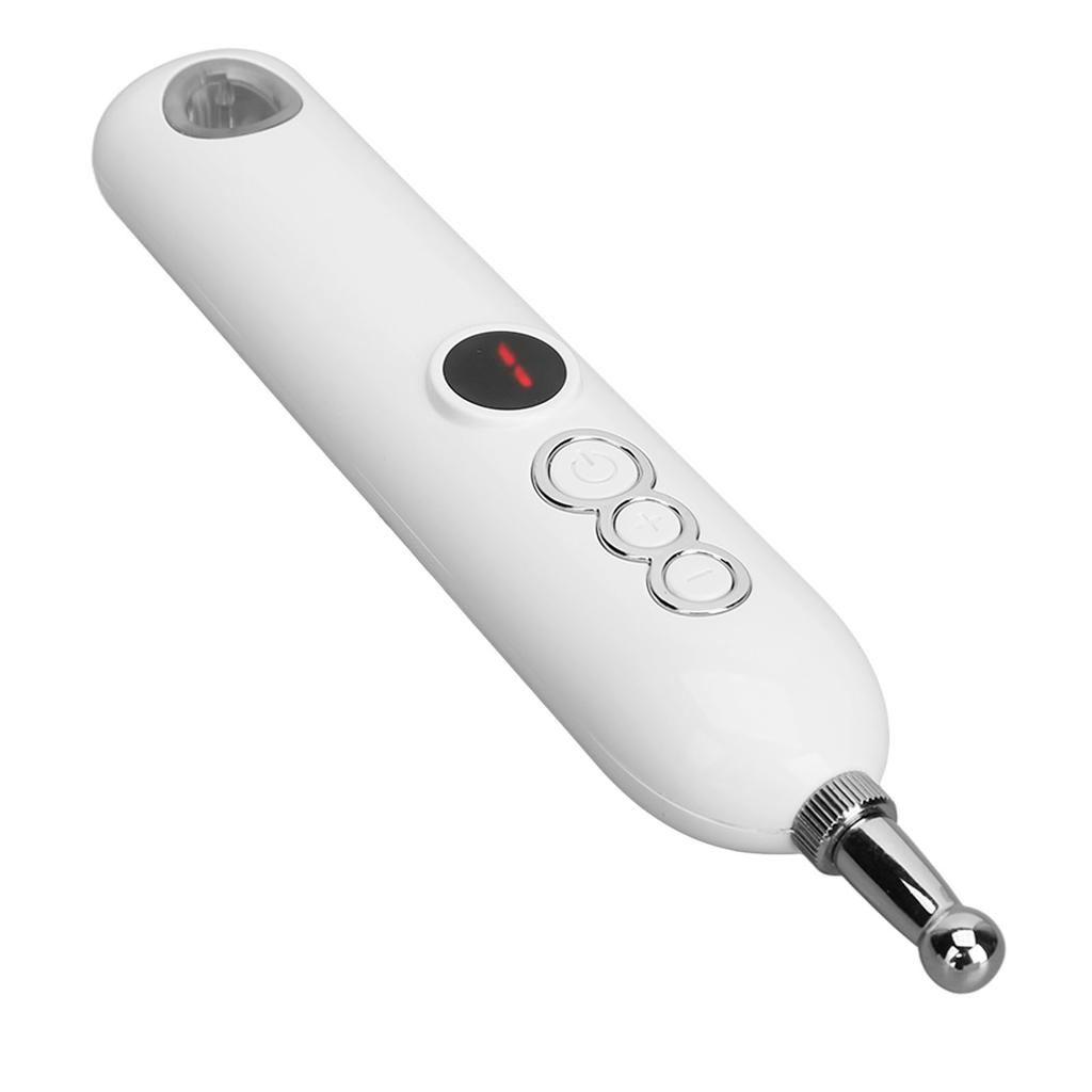 5 Hoder Elektronisk Akupunkturpenn 9 Nivåer Styrke Oppladbar Akupunkturpunkt Massasjepenn