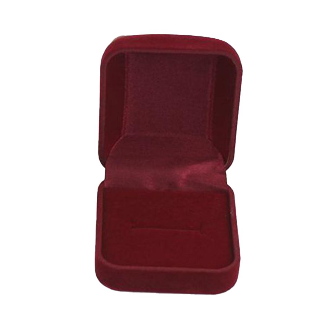 Simple Design Jewelry Display Box Ring Sleeve Clip Portable Holder Reusable Case Jewellery Container Accessories