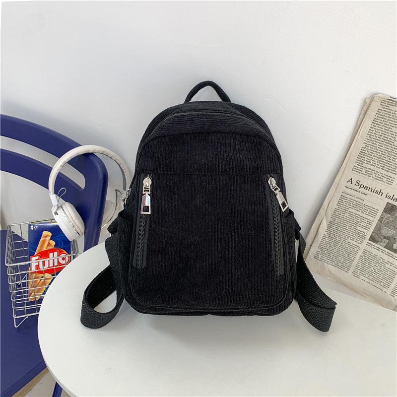 Backpack Women 2025 New Simple Casual Backpack, Junior High School and High School Student Schoolbag