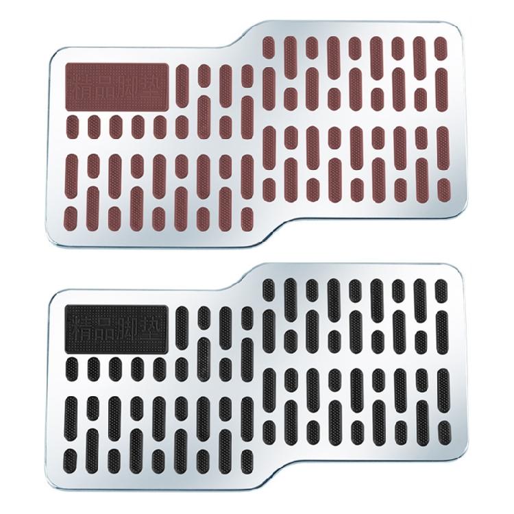 Robuste Stahl-Auto-Pedalverbesserungen Verschleißfeste Pedalabdeckungen Einfache Montage für erhöhte Ästhetik & Fahrersicherheit