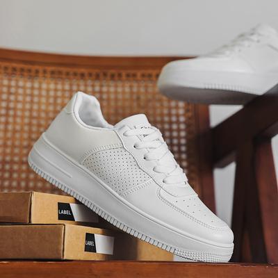 Autumn New Men's Versatile Casual Fashion Trendy Shoes White Shoes Board Shoes Versatile Durable Wear Resistant Essential Items