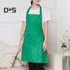 Oilproof Kitchen Apron with Pocket Waterproof Sleeveless Grease Resistant Cooking Apron for Baking