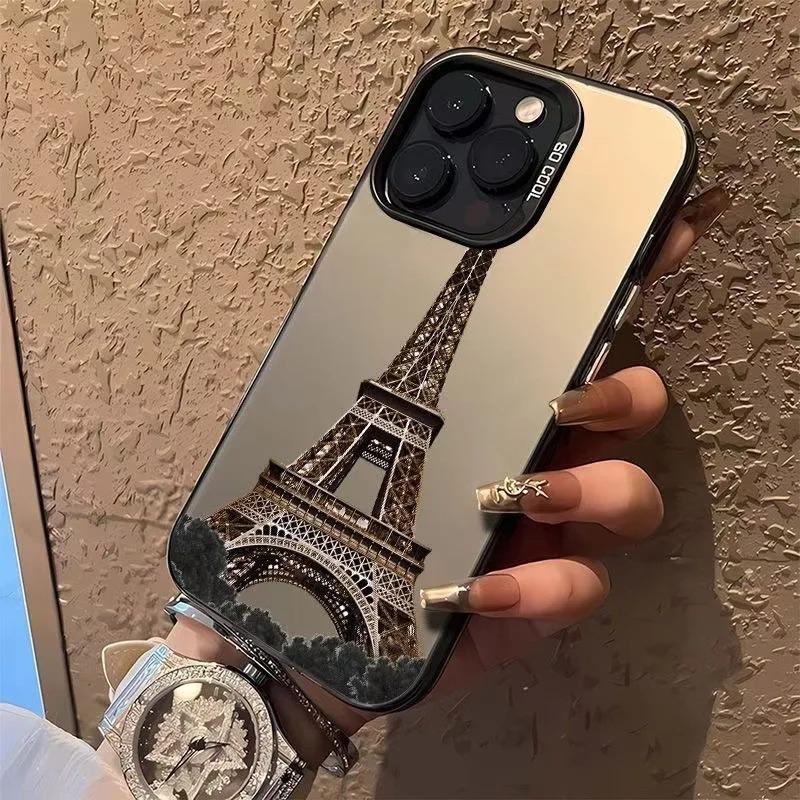 Paris Tower mobile phone case is suitable for iPhone 17 Air 16 15 14 13 12 11 Pro MaxPlus XR 8 shock-proof rear cover anti-fall