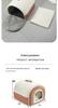 Foldable Dual-Use Cat Bed: Spacious Enclosed Design for All Seasons