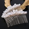 1 PC Women Jewelry Haircomb Handmade Hairwear Pearl Hairpin Bride Barrette Bridal Headpiece
